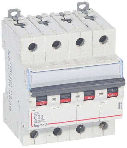 Выключатель автоматический Legrand DX3-E 10000 4п 63А C 16кА картинка